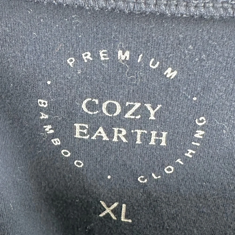 Cozy Earth Bamboo Sweatshirt Womens XL Soft Lounge Comfy Stretch Minimalist - Picture 4 of 9